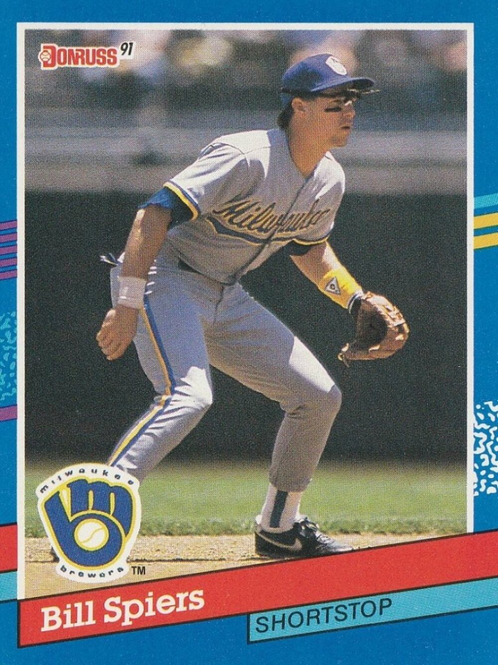 Bill Spiers - Donruss 91 Baseball Card